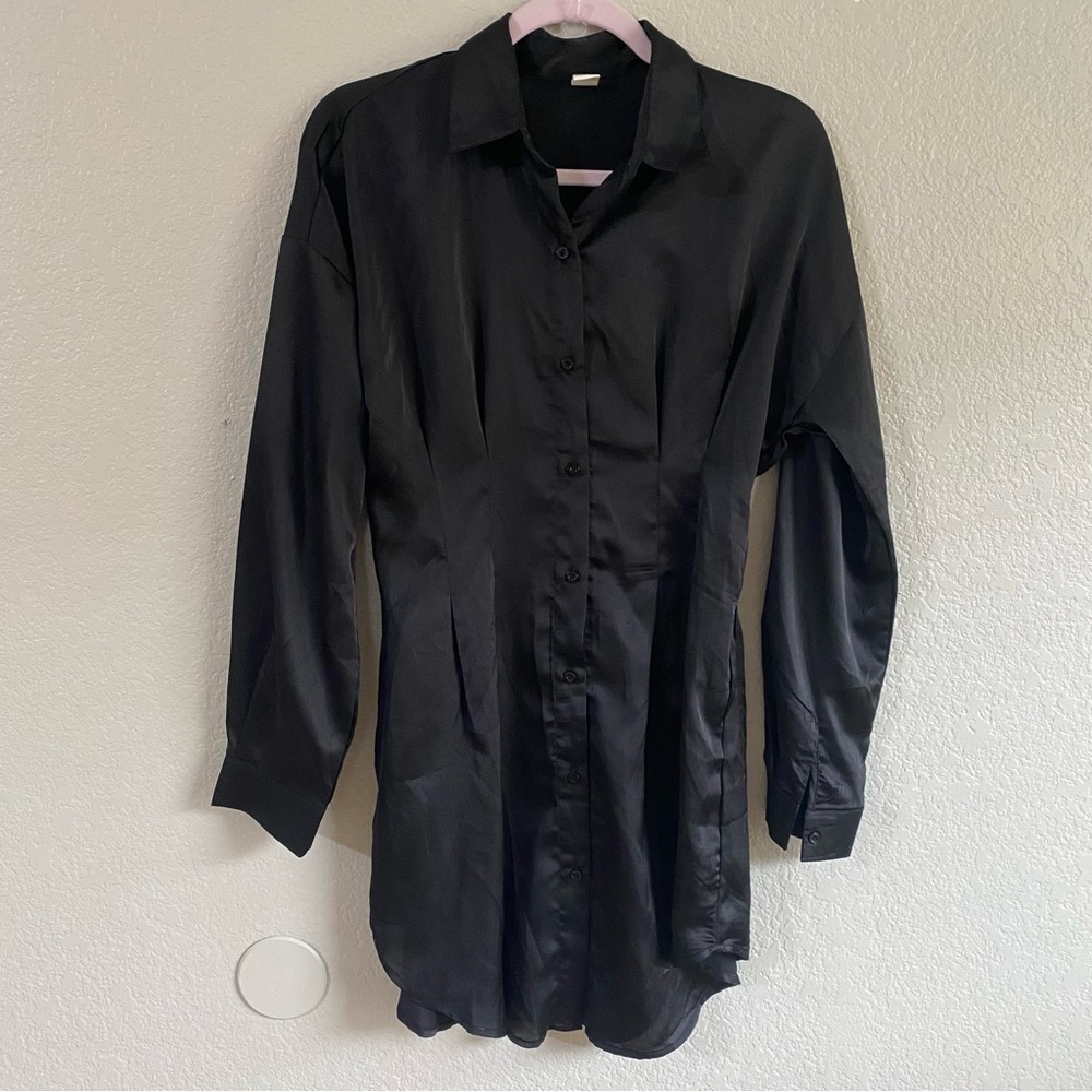 Black Shirt Dress